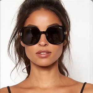 Quay Australia Gold Dust Chrissy Sunglasses
